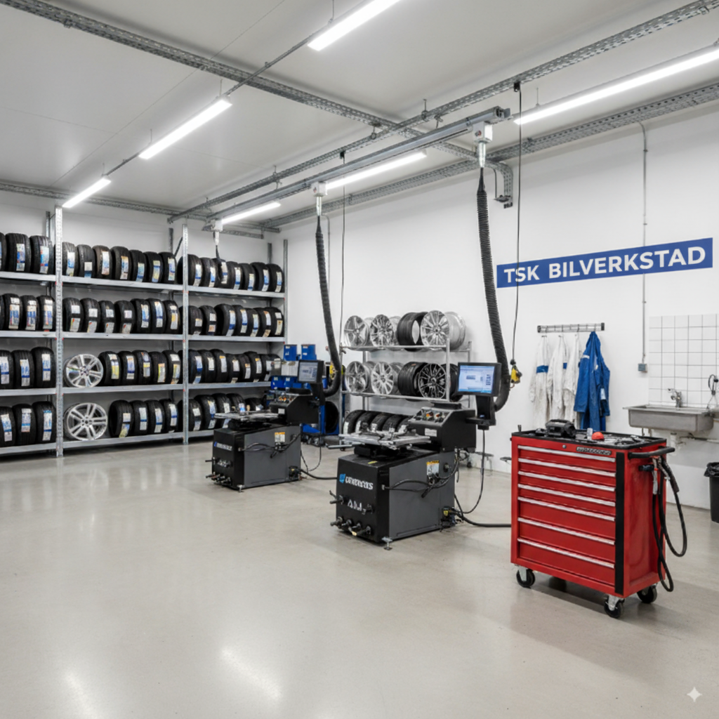 Professionell däckservice